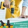 thumbnail image 2 of Rechargeable Charger Adapter with USB Interface Battery Adapter for DEWALT DCA1820 18Volt TO 20Volt Lithium Battery, 2 of 10