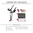 thumbnail image 2 of Palo de Selfie ZHIYUN CRANE-M3 Estabilizador de cardán de 3 ejes portátil de mano con luz de relleno LED Batería incorporada PD Carga rápida 3s Liberación rápida para cámara DSLR Cámara sin espejo Maboto Palo de Selfie, 2 of 7