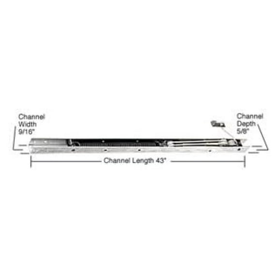 Window Channel Balance 4240 - 43 Inch Replacement - Vinyl Window Balance Replacement Parts - Window Sash Balance - Window Hardware