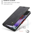 thumbnail image 3 of Leather Case For Samsung Galaxy Note 20 Ultra Case,Leather Wallet Case Classic Design with Card Slot and Magnetic Closure Flip Fold Case for Samsung Note 20 Ultra 5G, 3 of 8