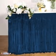 thumbnail image 5 of PMU Fringe Table Skirt (Blue) 9 ft x 29 inches Pkg/1, 5 of 7