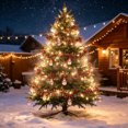 thumbnail image 6 of Qjidjing Christmas Hanging LED Garlands, 6.56Ft Glowing Ribbon for Christmas Home Window, Holiday Party Decor, 6 of 6
