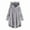 A01_Gray, variant on Women's Hoodies Coat Cat Ear Cap Plush Tops Fashion Winter Plus Size Warm Button Down Long Sleeve Stitching Pullover Sweaters