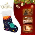 thumbnail image 4 of GZHJMY Christmas Stocking, Personalized Space Planet Large Candy Stocking Hanging Gift, 2 PCS Xmas Stockings Decoration for Family Holiday Party Ornaments Decor Fireplace, 4 of 7