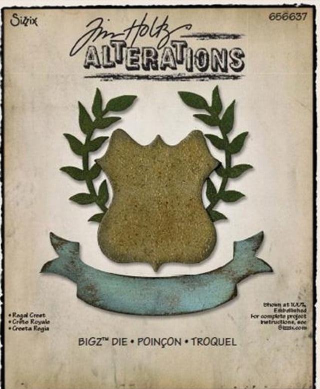 Sizzix Bigz Die By Tim Holtz-Enchanted Doves 1.375