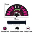 thumbnail image 4 of Ventilador portátil Rave Wearhouse Rave Fan Rave Fan, plegable, de bambú, 4 of 6