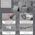 thumbnail image 3 of Funda para muebles ULTICOR, funda reclinable para sofá de dos plazas, 8 piezas, 3 of 6