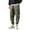AG, variant on Cargo Pants for Men Stretch Parachute Pants Y2K Elastic Waist Loose Fit Quick Dry Drawstring Harem Pants (Black,M)