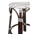 thumbnail image 4 of Butler Tobias Brown & White Rattan Counter Stool, 4 of 5