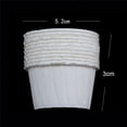 thumbnail image 6 of 200X Paper Cup Nose Hair Face Hair Removal Wax Bean Container Cake Paper Tray Paper Bowl Melting Wax Ice Cream Organizer, 6 of 7