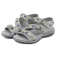 thumbnail image 2 of kamemir Dress Sandals Women's Platform Wedge Sandals, Comfortable Open-Toe Cork Casual & Dressy Summer Shoes(Grey,9), 2 of 6