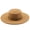 Camel, variant on 9.5CM Big Wide Brim Fedora Hat for Women Men Western Suede Hats Large Felt Panama Hat