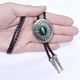 thumbnail image 1 of Native Bolo Tie Rodeo Cowboy Leather Tie Western Accesorio de Disfraz para Hombres Y Mujeres , Verde Yinane Corbata Bolo para Hombre, 1 of 6