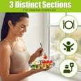 thumbnail image 3 of 2 Pcs Stainless Steel Kids Plates, 7.87" Portion Control Plate Divided Plates for Adults Bariatric Weight Loss & Diabetic Diet, 3 of 7