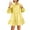 Yellow-05, variant on Ultrave Work Dresses for Women 2024 Casual Solid Color Long Sleeve Button Down Dress Fall Trendy