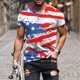 thumbnail image 2 of Playeras Deportivas De Verano Para Hombre, Moda Informal, Cuello Redondo, Impresión Digital 3D, Día De La Independencia, Camiseta De Manga Corta, 2 of 5