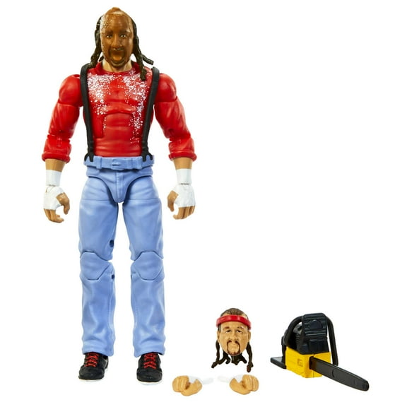 WWE Elite Collection Chainsaw Charlie Action Figure with Accessories, Posable Collectible (6-inch)