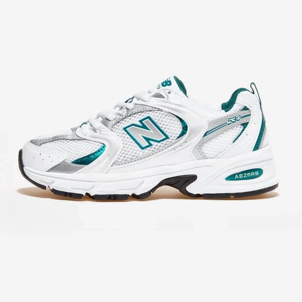 New Balance 530 Series Shoes 'White/Green' - MR530AB Expeditedship