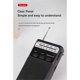 thumbnail image 1 of Mini Pocket FM AM Radio Portable Rechargeable Radios with LED Flashlight Support 3.5mm Headphone TF Card, 1 of 5