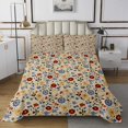 thumbnail image 1 of Erosebridal Chic Floral Coverlet Set King,Spring Blossoms Bedding Set,Girls Room Decoration,Lightweight, 1 of 5