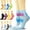 Leaf, variant on 12 Pairs Women Novelty Ankle Socks Colorful Comfort Soft Lightweight Sports Athletic Cotton Socks Size 5-10