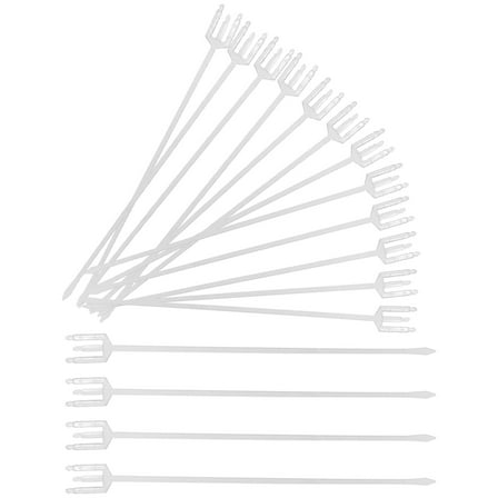 USHOBE 80Pcs Flower Arrangement Supplies Transparent Plastic For Holiday Celebrating Floral Sticks