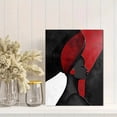 thumbnail image 2 of Red and Black Abstract Woman Canvas Wall ArtSuitable for Living Room Office Kitchen and Dining Room Decoration, 2 of 8