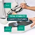 thumbnail image 4 of Elevador de asiento de inodoro Lunderg Adds de 7,62 cm, ajuste universal, blanco, 4 of 6