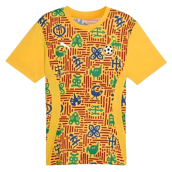 2024-2025 Ghana Pre-Match SS Jersey (Yellow)
