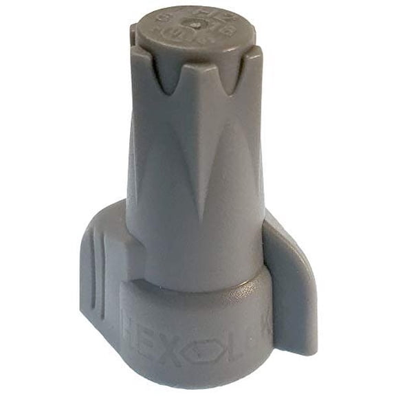 GB Gardner Bender 10-2H2 Hex-Lok Multi-Range Hex-Head Wire Connects - Grey 14-6 AWG - 50 per Box