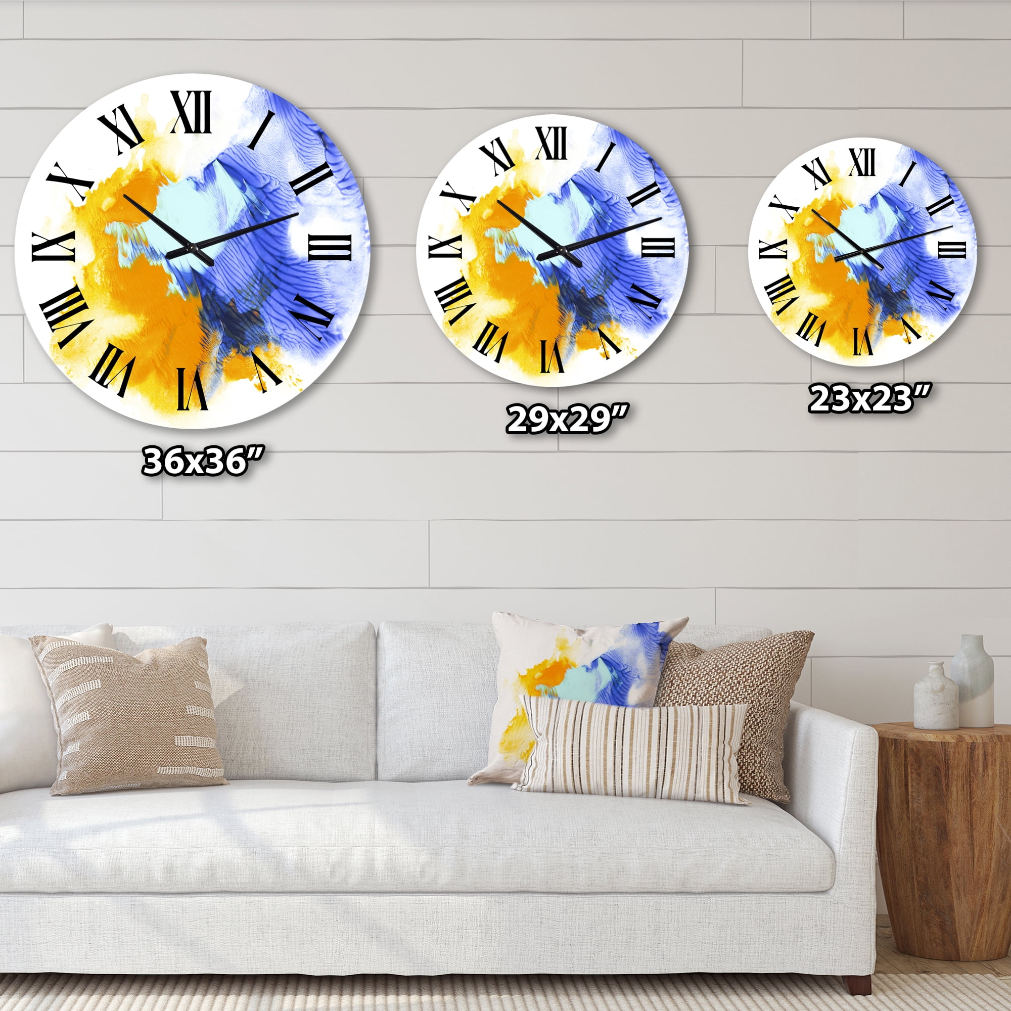 Designart 1 in Quartz Modern/Contemporary Wall Clock