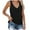 Womens Black Tank Tops, variant on HAPIMO Women's Summer Tank Tops Solid Color Print Tops Ice Silk Knitting Camisole Sleeveless Shirts for Girls Casual Loose Fit Camis Vest V-Neck Blouse Sales White XL