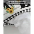 thumbnail image 7 of LOVE Outdoor Head Resting Pillows with Insert Summer Flowers Yellow Sunflowers Romantic Love Heart 2 Pack Waterproof Lumbar Pillows with Adjustable Strap for Patio Recliner Beach Chair, 12"x20", 7 of 7