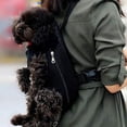 thumbnail image 4 of Mochila para perros, patas delanteras, mochila para mascotas para perros pequeños a medianos, manos aprobadas por aerolíneas, bolsa de viaje para gatos gratis para caminar, senderismo, bicicleta y motocicleta Ormromra 220288-5, 4 of 8