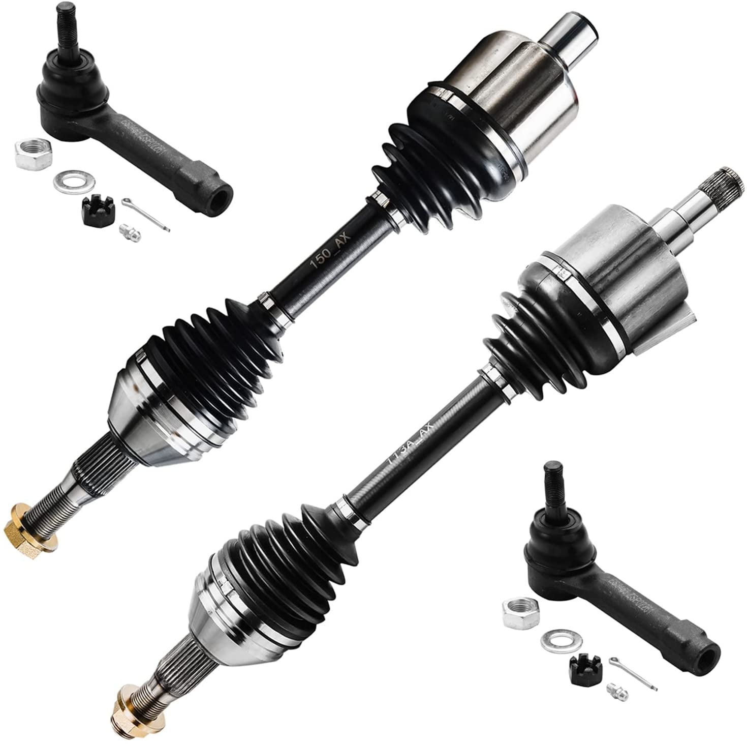 Front CV Axle Shaft Outer Tierod for Chevy Venture Pontiac Grand Prix Montana Front CV Axle Shaft Outer Tierod for Chevy Venture Pontiac Grand Prix Montana