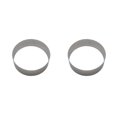 thumbnail image 4 of Matsuzay Mousse Ring Cake Mold Acero inoxidable Autoensamblaje Multi Tamaño Fondant Cookie Cupcake Ensalada Postre Die Tools 6 pulgadas (1.2 mm) 2Conjunto, 4 of 6