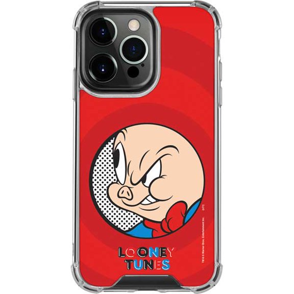Skinit Looney Tunes Porky Pig Full iPhone 16 Pro Clear Case