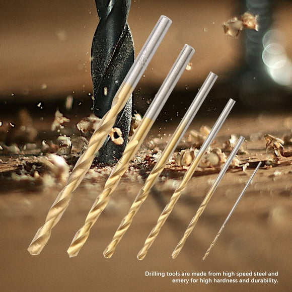 Drill Bit Set, 60Pcs Metric Drill Bit Set Impact Drill Bit Set Mini High Speed Steel Plating Straight Hand Twist Drill Bits Tool