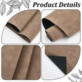 thumbnail image 5 of 53.5 x 11.8 Inch 0.7mm Gray Solid Color PU Leather Roll Frosted Suede Leather Fabric Soft Scratch-Resistant Waterproof Leatherette Sheet for DIY Crafts Uolstery Furniture 1pc, 5 of 9