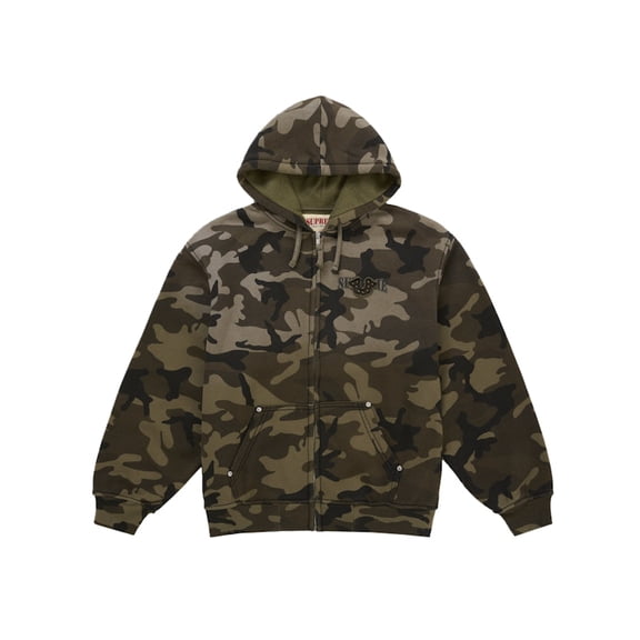 Supreme Men's True Religion Zip Up Hooded Sweatshirt (FW25) Woodland Camo, from StockX