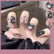 thumbnail image 1 of Uñas postizas creativas transparentes uñas postizas esmeriladas arte estético uñas postizas R, 1 of 4