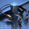 thumbnail image 1 of Auriculares de conducción Auriculares inalámbricos digitales Bluetooth 3D Bass Outdoor Auriculares deportivos impermeables, 1 of 9