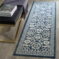 thumbnail image 3 of Safavieh Evoke 5'1" Square Power Loomed Rug in Royal and Ivory, 3 of 10