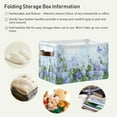 thumbnail image 6 of GZHJMY Beautiful Butterflies and Flowers Large Square Storage Basket Bin with Handles 1PCS, Foldable Closet Storage Box Shelf Basket for Storing Toys, Books and Clothes176 Collapsible Organizer, 6 of 7