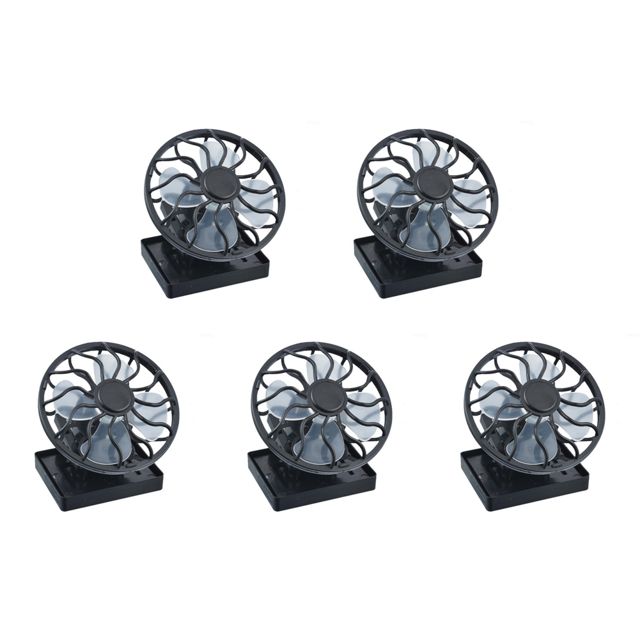 Ventilador Solar Recargable Que Enfría El Mini Portátil Del Clip Cuello La Mesa Escritorio