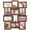 Sunset cloud color, variant on 12 Opening Collage Picture Frame Holds Twelve 4x6 Inch Photos, Horizontal & Vertical Wall Mount Gallery Photo Frame for Home Wall Decor, Brown