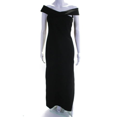 

Pre-owned|Likely Women s Side Slit Maxi Dress Black Size 6