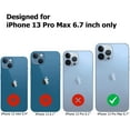 thumbnail image 2 of IBAOLEA Compatible with iPhone 13 Pro Max Case, Military Grade Shockproof Cover Protective Phone Case with Screen Protector for iPhone 13 Pro Max 6.7 Inch (Blue) Blue -, 2 of 7