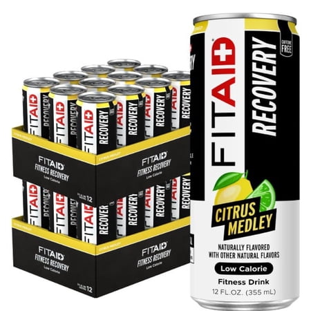FITAID Recovery Blend, Citrus Medley, 12-oz. cans (Pack of 24)