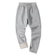 thumbnail image 3 of Pantalones largos de invierno para hombre, rectos, de terciopelo, informales, de uso diario, de rayón, 3 of 4